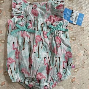 Ruffle Butts Pink and Blue Diaper Covers with Ruffled Details